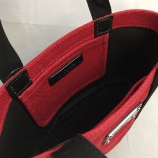 マイケルコース 赤黒 デニムキャンバス オープントートバック - 売ります・あげます