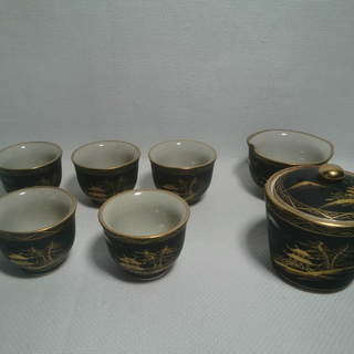 九谷焼中国茶1式セットレア品