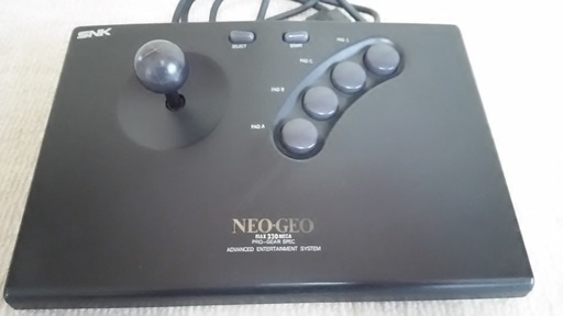 ネオジオセット(NEOGEO本体、コントローラー2個、メモリー、ソフト3