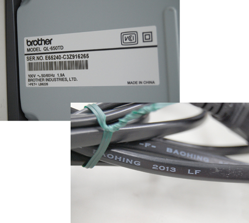 brother/ブラザー P-touch/ピータッチ ラベルプリンター QL-650TD 食品