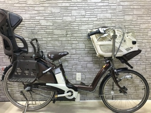 東京23区配達無料  新基準  BS ブリジストン アンジェリーノ 6Ah リチウム 電動自転車 ★26インチ★中古