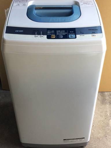 HITACHI 日立 洗濯機 NW-5MR ホワイト 13年製 5㎏ 中古品　2ステップウォッシュ 槽洗浄 槽乾燥 ステンレス槽 　1人用に最適
