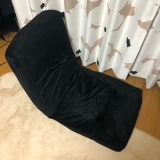 【無料】リクライニング座椅子・黒