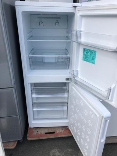 2ドア冷蔵庫 ハイアール 148L 2017年製 3ヶ月保証付