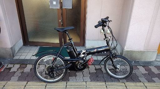Panasonic OFF TIME[前18吋ｘ後20吋]電動アシスト折り畳み自転車  8.0Ahバッテリー/アルミ/7speed