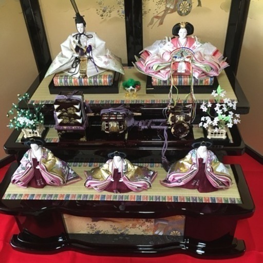 雛人形 雛壇 5人 美品