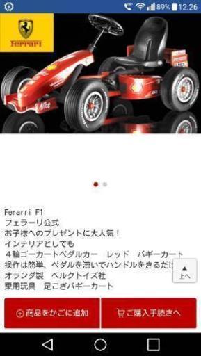 大人が乗れるカーゴート