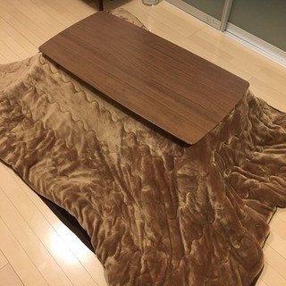 ニトリ 棚付きのテーブルになるこたつ(タナコタ) 105cm