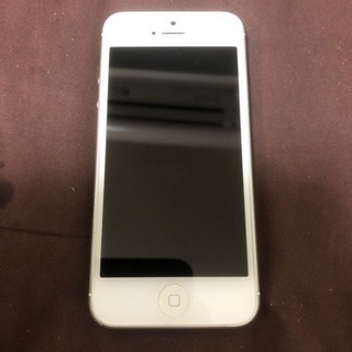 ソフトバンク iPhone5 本体 16GB シルバーホワイト
