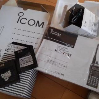 お譲り完了しました■ICOMアマチュア無線機のACコード、バッテ...