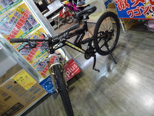 【エコプラス小倉南店】DEUTS CHLIHM マウンテンバイク MTB ブラック 24段変速 ディスクブレーキ スタッフ向井オススメ(^^♪ 中古車 自転車 チャリ スポーツ車 ロードバイク