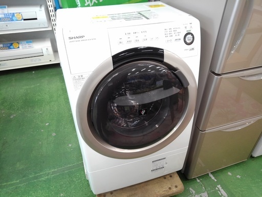 【6ヶ月保証！！】SHARP　ドラム式洗濯機　2015年製造　ES-S70-WL