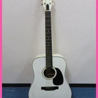 Domino アコースティックギター 白いギター 現状渡