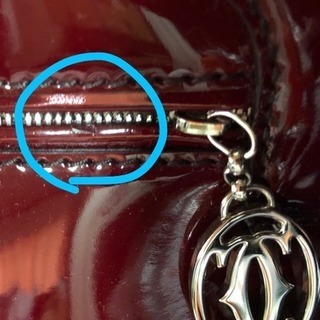 Cartier カルティエ マルチェロ ボルドー エナメル 本物 カルティエ マルチェロ ボルドー エナメルハンドバッグ 本物