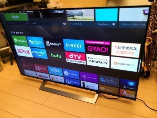 完売！　android TV 4K テレビ SONY 49インチ 49型 BRAVIA KJ-49X8300D 倍速　傷あり