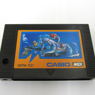 レトロ カシオ MSX用 ソフト 「大障害競馬」