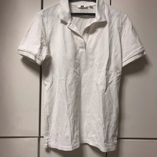 ユニクロ ポロシャツ 白 Lサイズ
