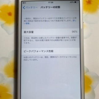【取引済】 iPhone 6 128GB シルバー SoftBa...