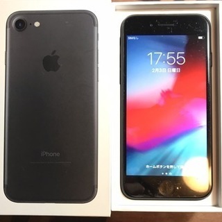 【取引済】 ★画面新品★iPhone 7 SIMフリー 128GB 黒