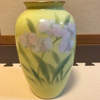 【新品】深川製磁 花瓶 胡蝶蘭
