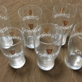 【中古美品】ギネス GUINNESS グラス 6個