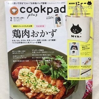 2019年2月号＊cookpad  雑誌のみ付録無し 美品🧸