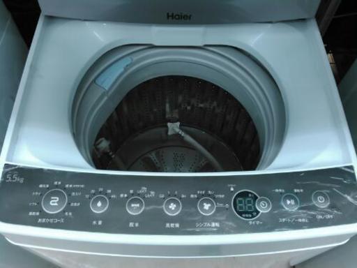HAIER　5.5kg洗濯機　JW-C55A　（2016）
