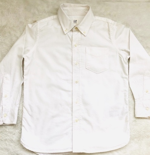 Gap ボタンダウンシャツ白 キッズ サイズ1 Chako 池袋のキッズ用品 子供服 の中古あげます 譲ります ジモティーで不用品の処分