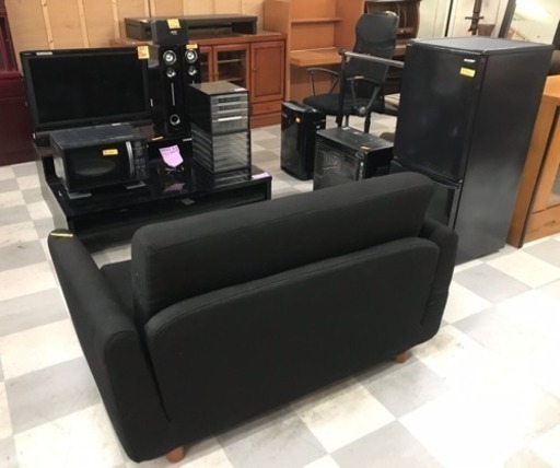【超お得売り切れ御免❗️】黒物家具・家電一式セット