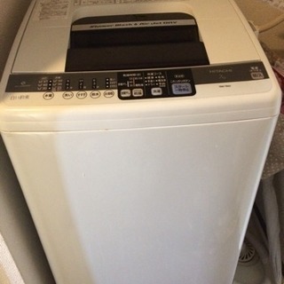商談中。2012年日立洗濯機7kg無料