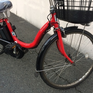 地域限定 ヤマハ パス ナチュラ 新基準 子供乗せ 24インチ 赤 アシスタ