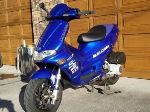必見！　PIAGGIO  GILERA RUNNER VXR200　実働　自賠責31/9付き　MALOSSIパーツ多数