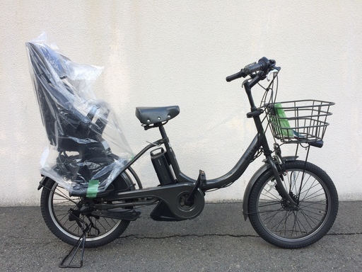 地域限定送料無料　ブリヂストン　ビッケ　bikke　新基準　子供乗せ　グレー　20インチ　ギュットアニーズ　神戸市　電動自転車