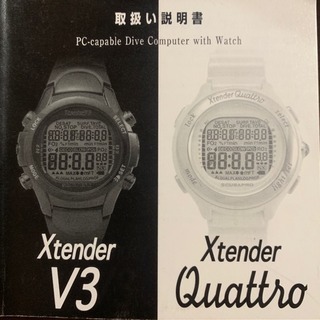SCUBAPRO Xtender Quattro ダイブコンピューター ショアブレイクホワイト