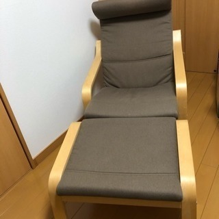 IKEA ポエング オットマンセット 美品 椅子 イス イケア