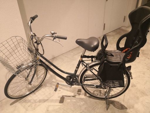 【半年前購入、美品】子供乗せ自転車