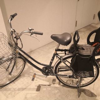 【半年前購入、美品】子供乗せ自転車