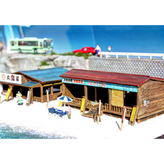 海の家 海岸ジオラマ 海の家 海岸ジオラマ 海の家 海岸ジオラマ