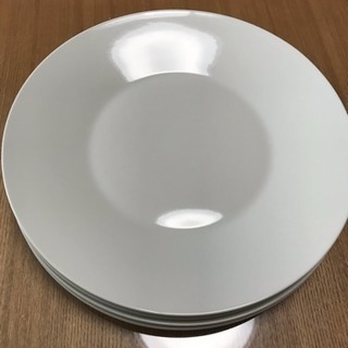 カフェ風！白い大きいお皿4枚