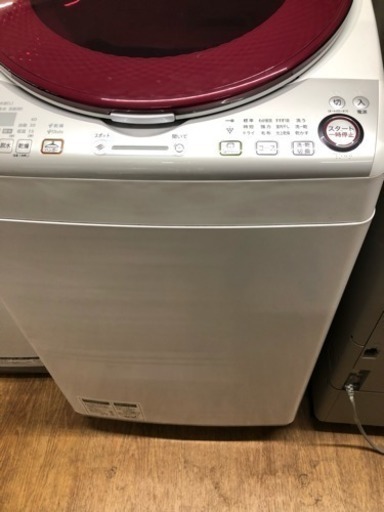SHARP 全自動洗濯機 乾燥機能付 15年 8.0k