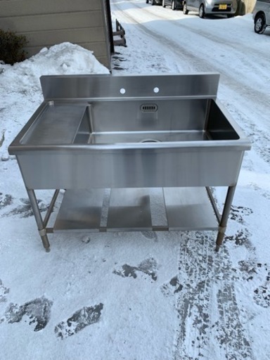 美品 業務用 一層シンク  流し台 1200