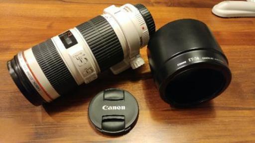 一眼レフカメラ用レンズ　Canon EF70-200F4L IS(Ⅰ型)