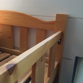 ニトリ 木製ロフトベッド おそろい二台で1万円