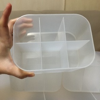 無印収納ケース 100均仕切ボックス ひな 太宰府の収納家具 収納ケース の中古あげます 譲ります ジモティーで不用品の処分