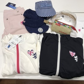 バラ売り可！！ゴルフ用品　レディース L パーカー　シャツ　ズボン　ボストンバッグ　10万円相当