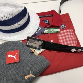 バラ売り可！！ゴルフ用品　メンズ　L　シャツ　帽子　バッグ　その他　9万円相当