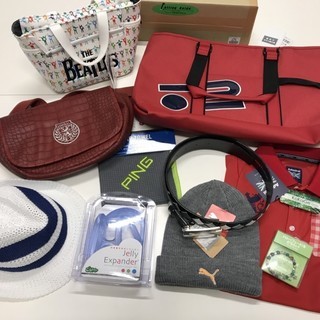 バラ売り可！！ゴルフ用品　メンズ　L　シャツ　帽子　バッグ　その他　9万円相当