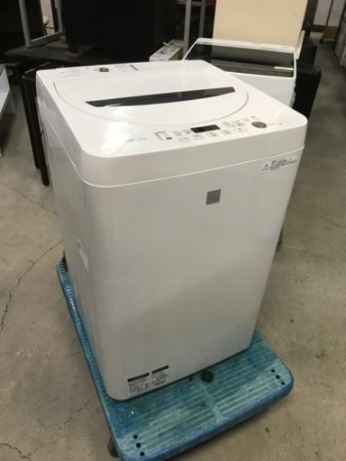 2016年製 SHARP 全自動電気洗濯機 ES-G4E3-KW 4.5kg