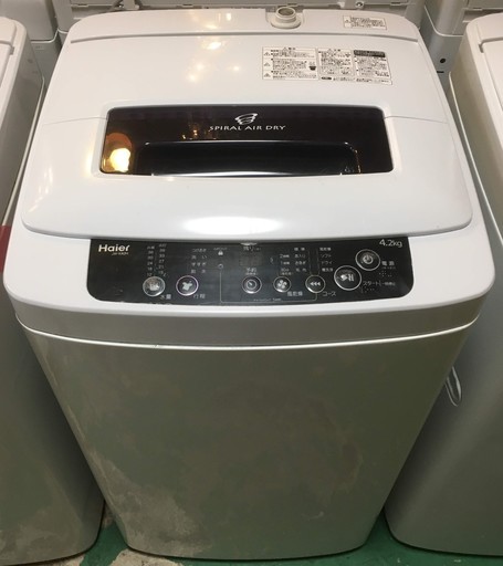 【送料無料・設置無料サービス有り】洗濯機  Haier JW-K42H② 中古