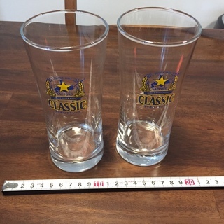 ［中古／ノベルティ］サッポロクラシック ビールグラス（ペア）